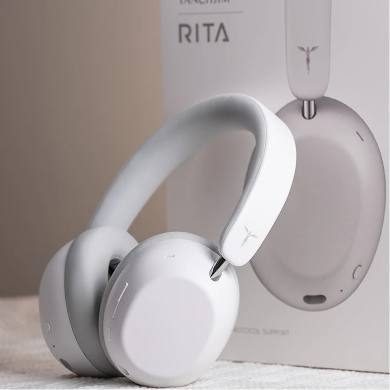 TANCHJIM RITA HiFi Bluetooth Headset Wireless/Wired LDAC ANC・ENC 40mm DMT5 Dynamic Driver Bluetooth 6.0 + 3.5mm Gaming Over-Ear