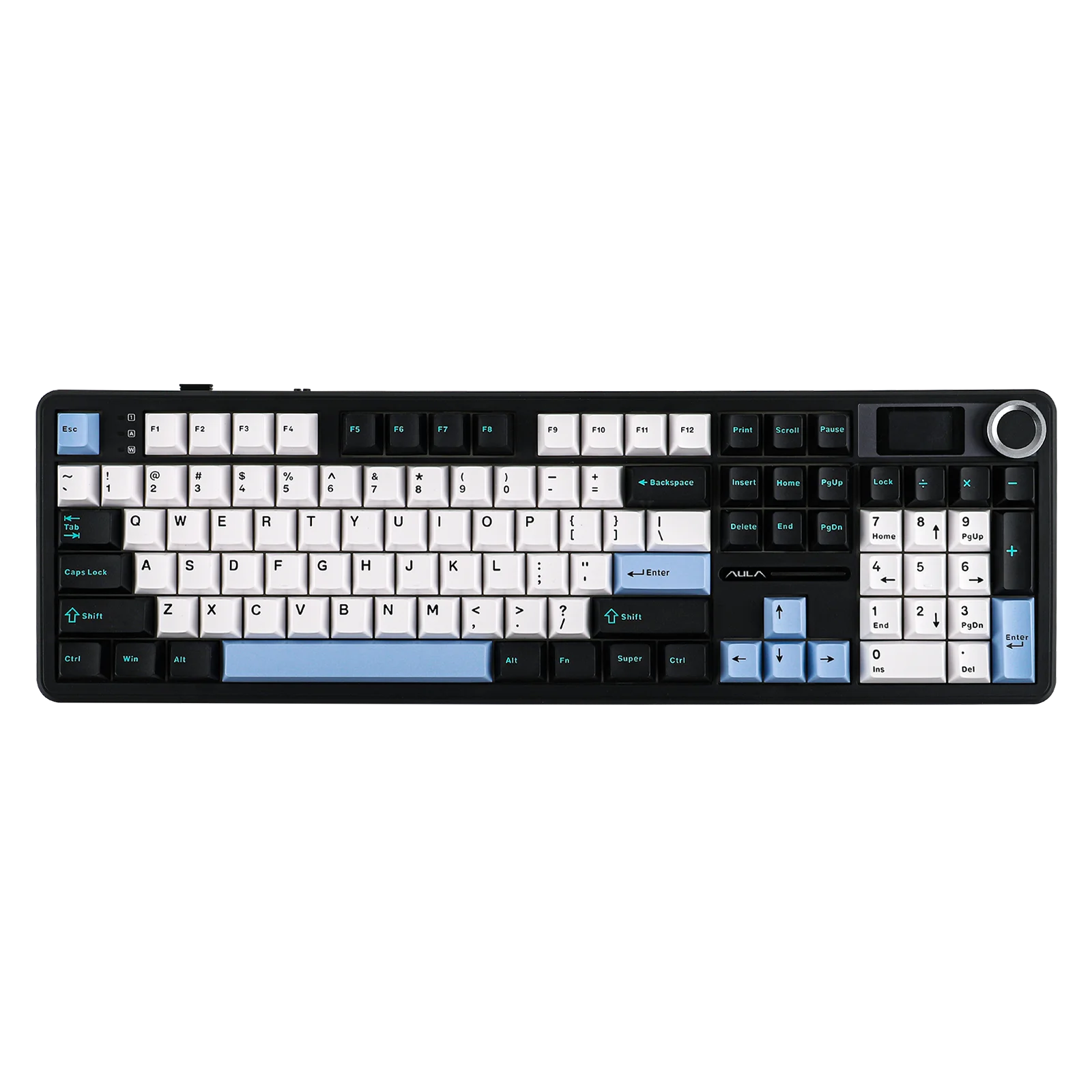 EPOMAKER X AULA F108 PRO Full Size 100% ANSI Layout Hot Swap Wired/2.4GHz/Bluetooth Wireless Mechanical Keyboard RGB Backlight