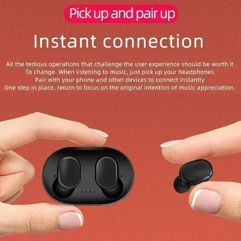 NEW A6S TWS Wireless Bluetooth Earphones sport Earbuds Fone Bluetooth Headset With Mic For all smartphones